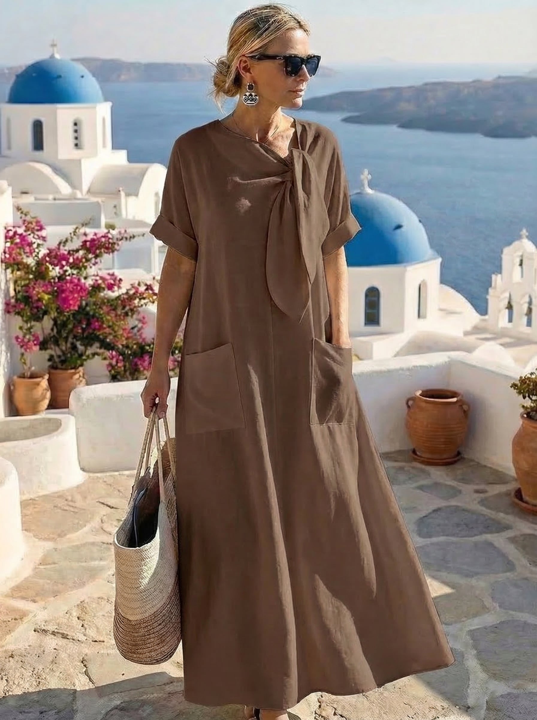 Fleur™ Abito Elegante con-tas