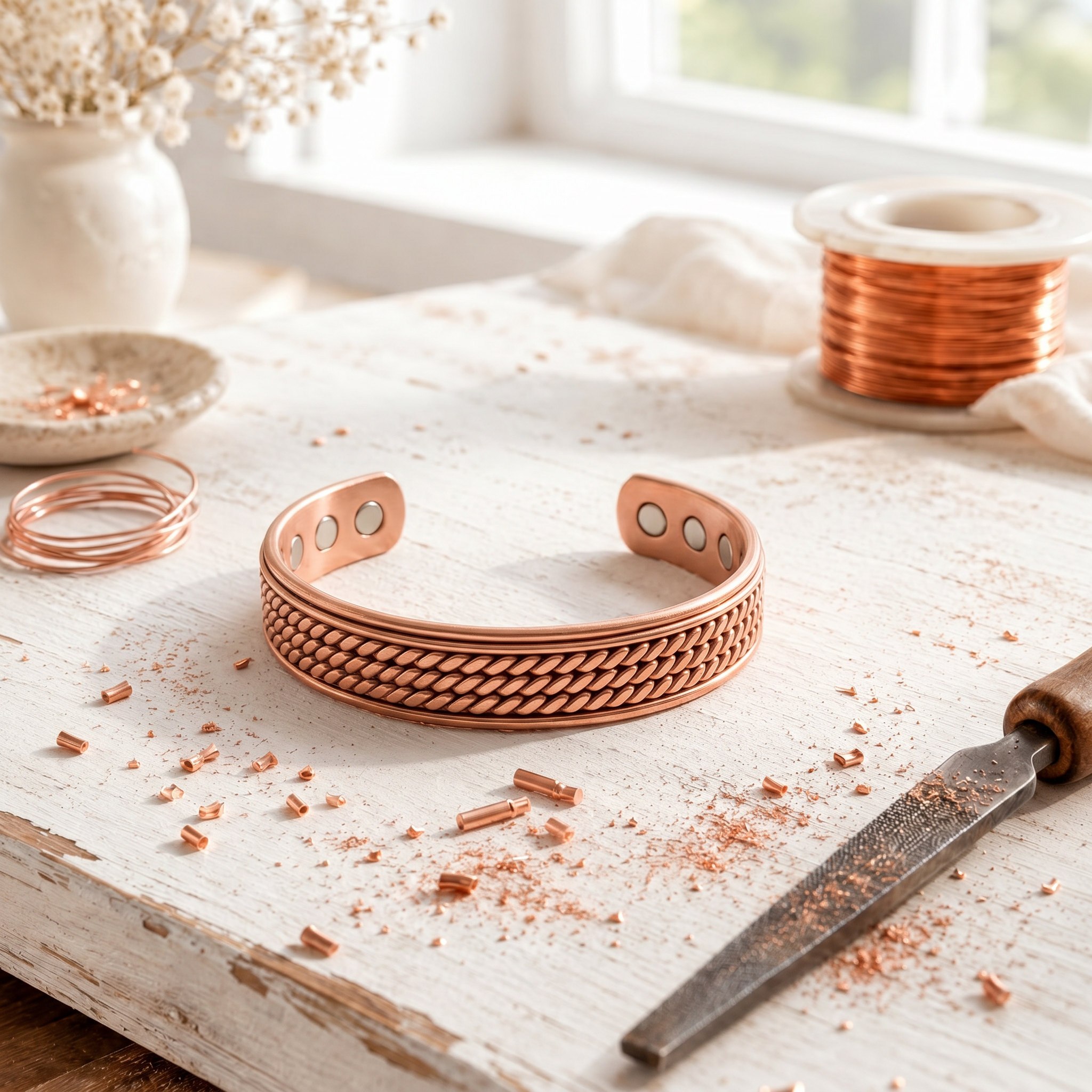 Kupferarmband Chaff