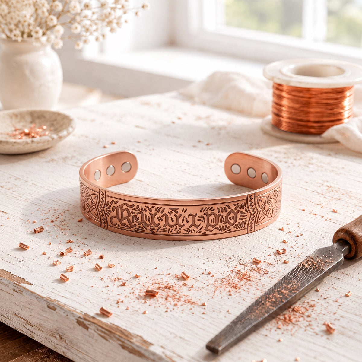 Bracelet en cuivre Relic