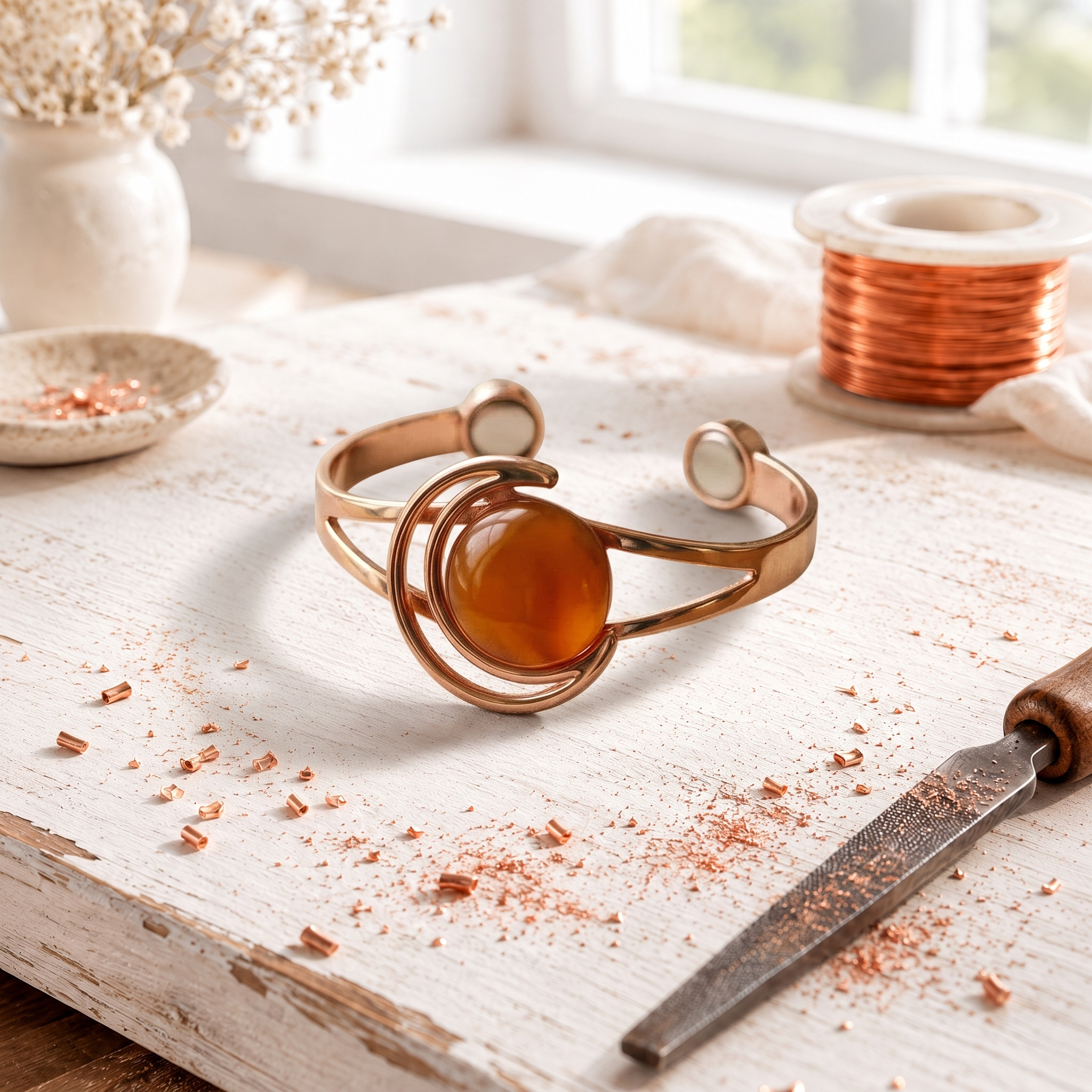 Oranje Solara Kupferarmband