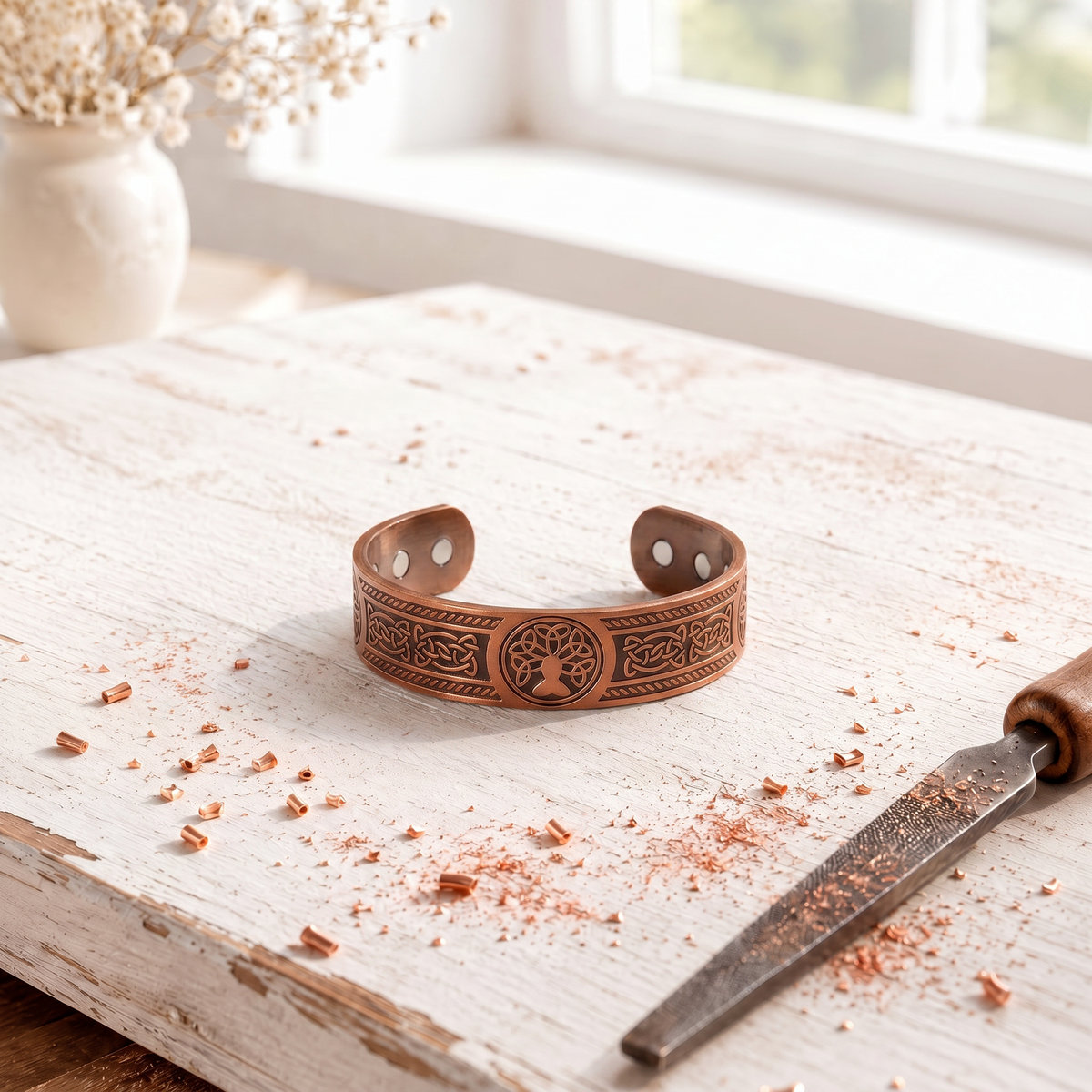 Bague en Cuivre Rose Marie
