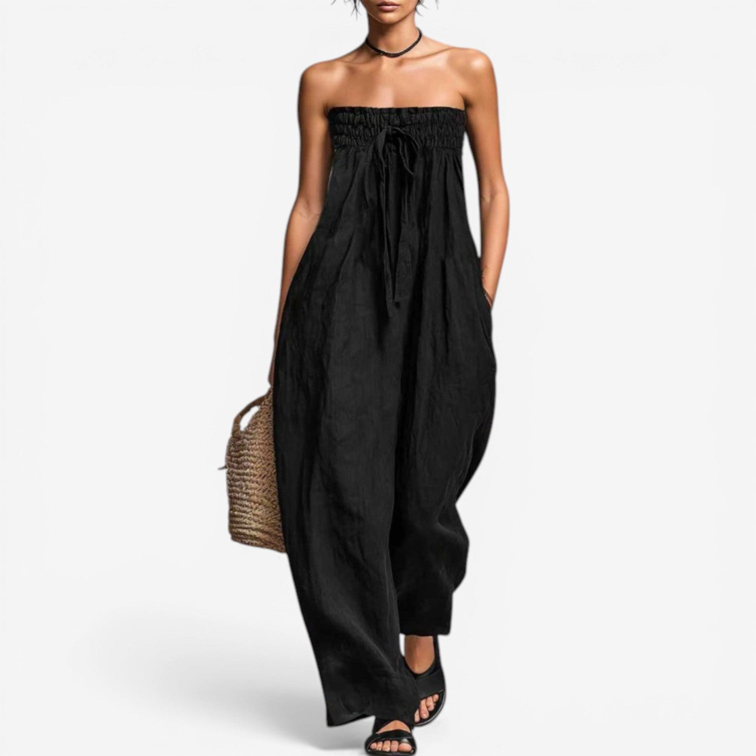 Savaiah™ strapless jumpsuit