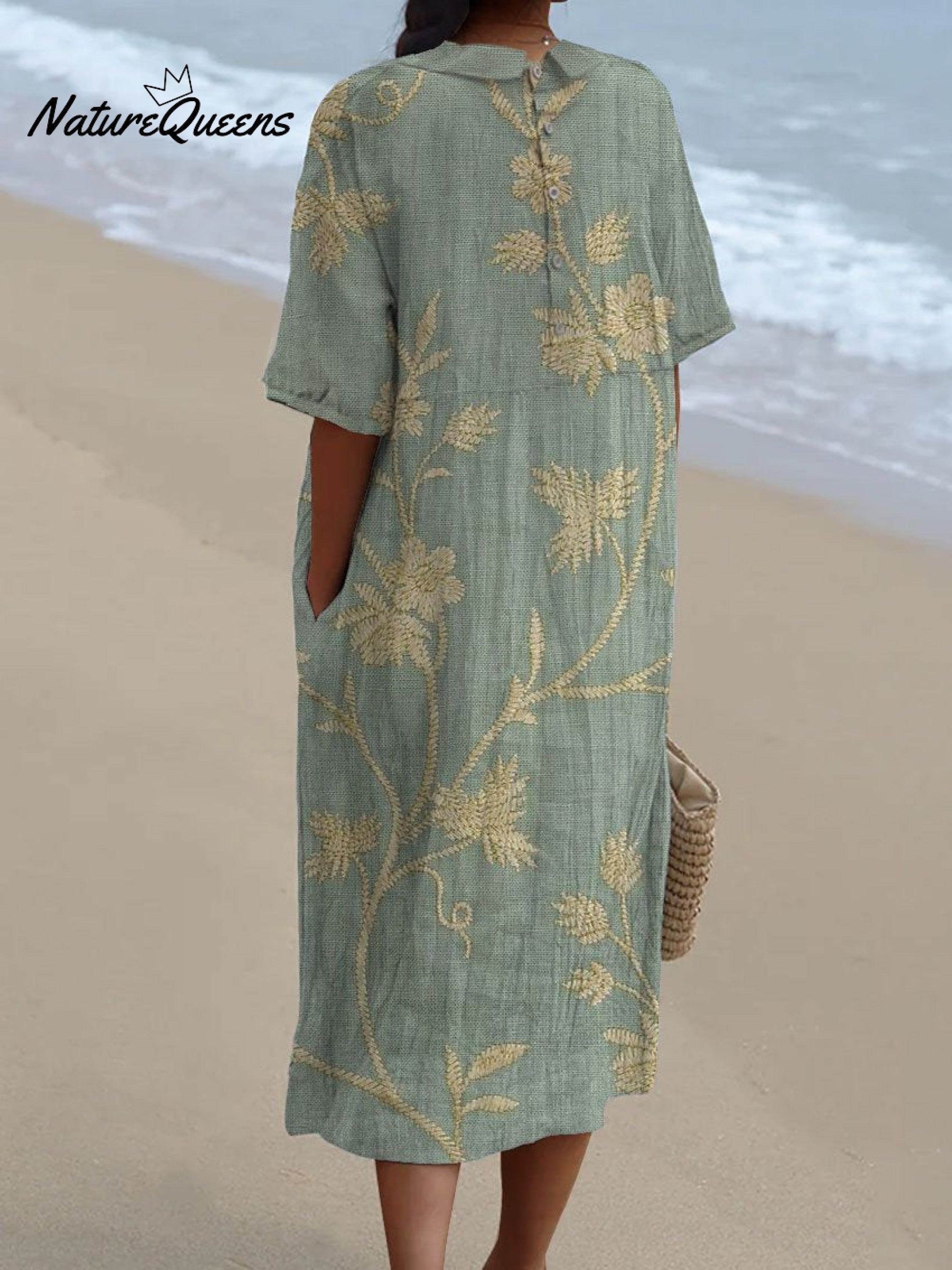 Merel - vintage bloemenjurk