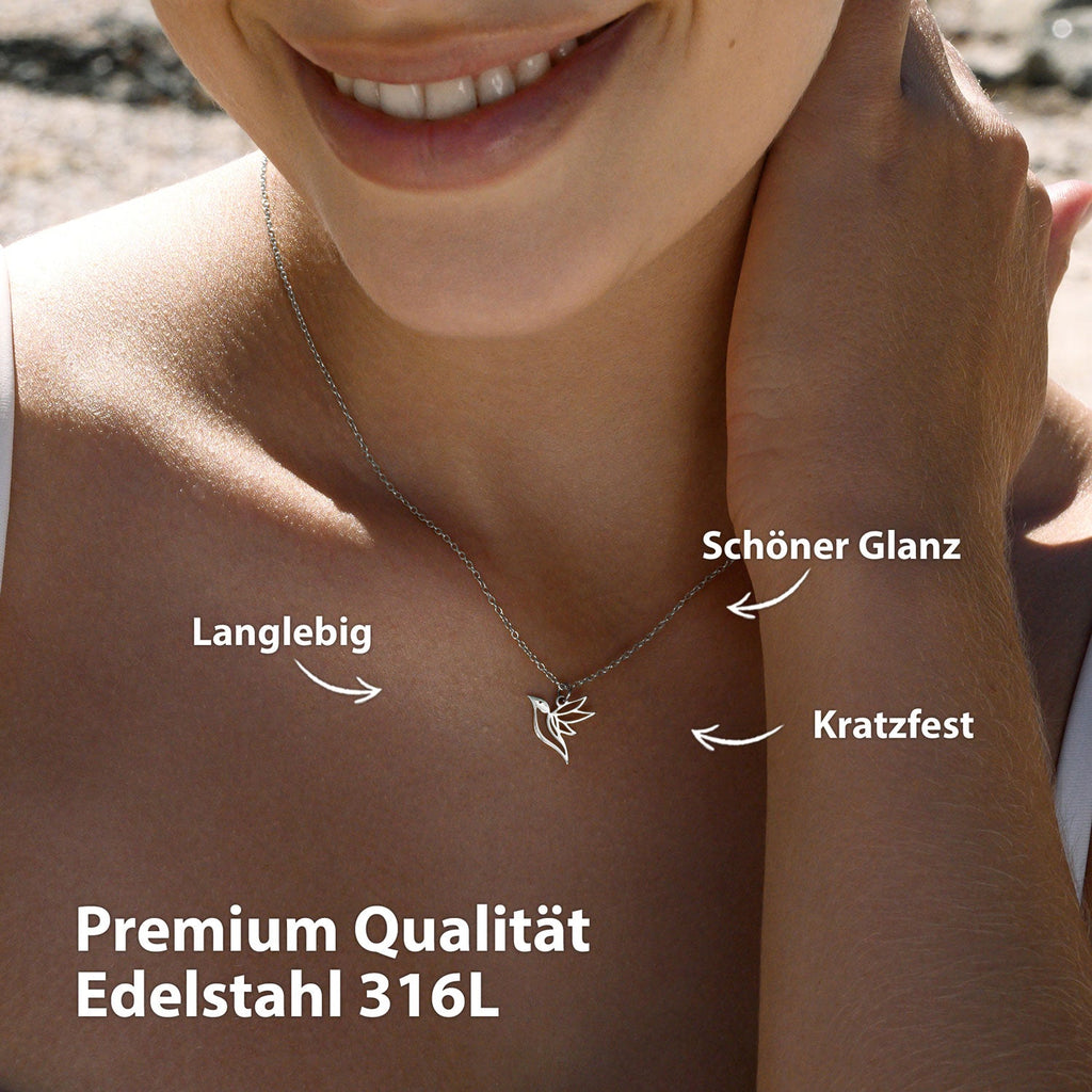 BonnyColibri ketting kolibrie zilver