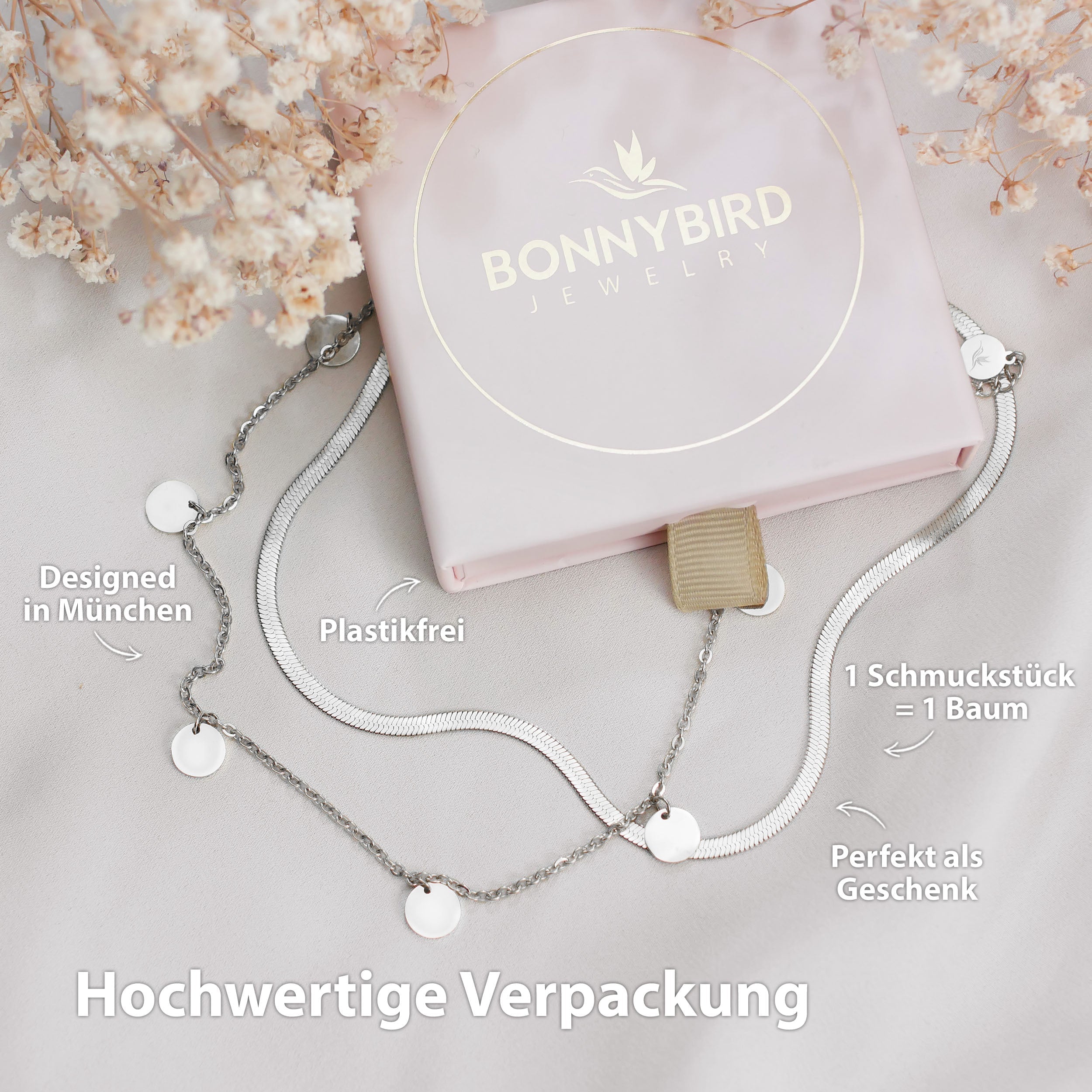 BonnySnake slangenketting zilver