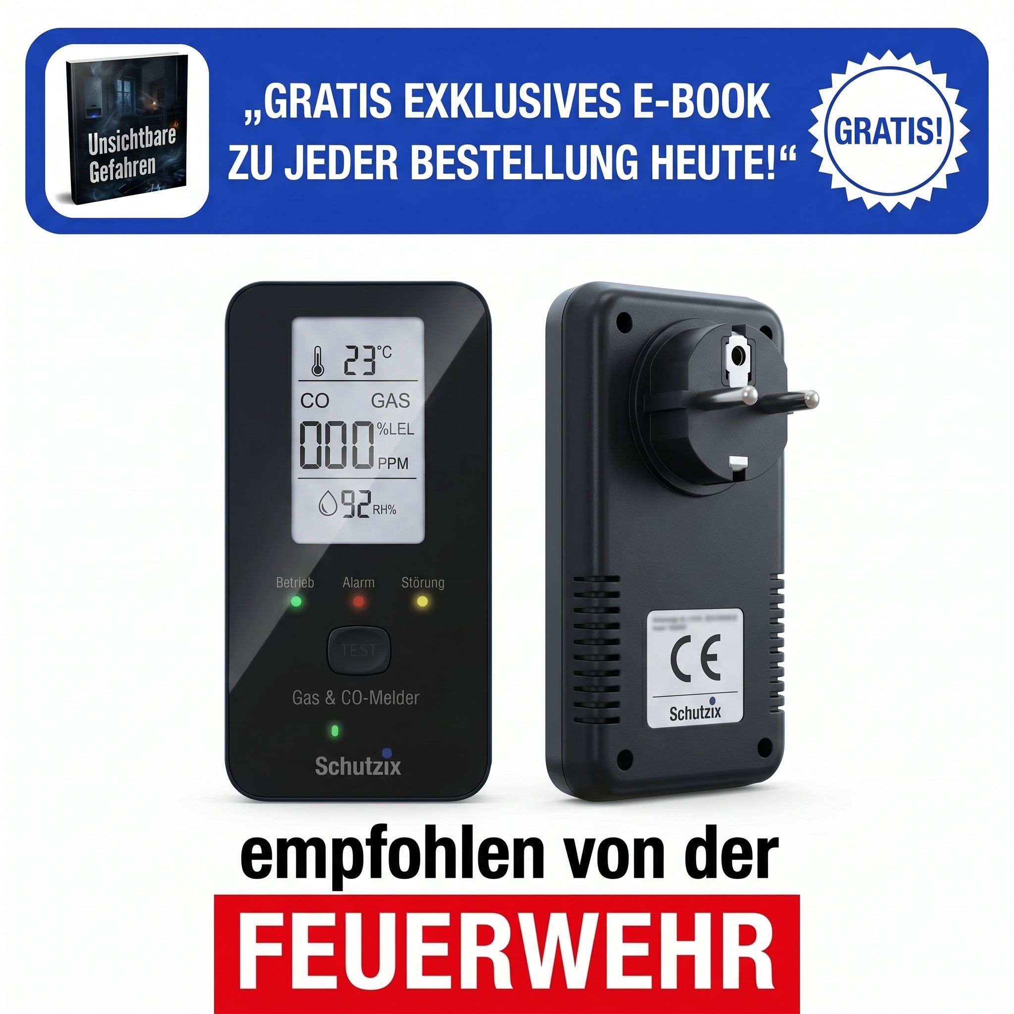 SÉCURIA™ | Détecteur de Sécurité 4-en-1