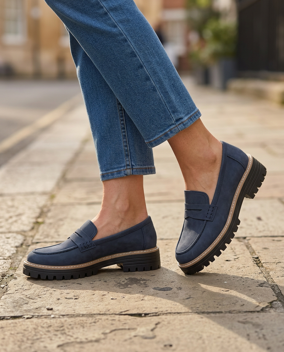 Elanora™ - Elegante Halbschuhe mit dicker Plattform