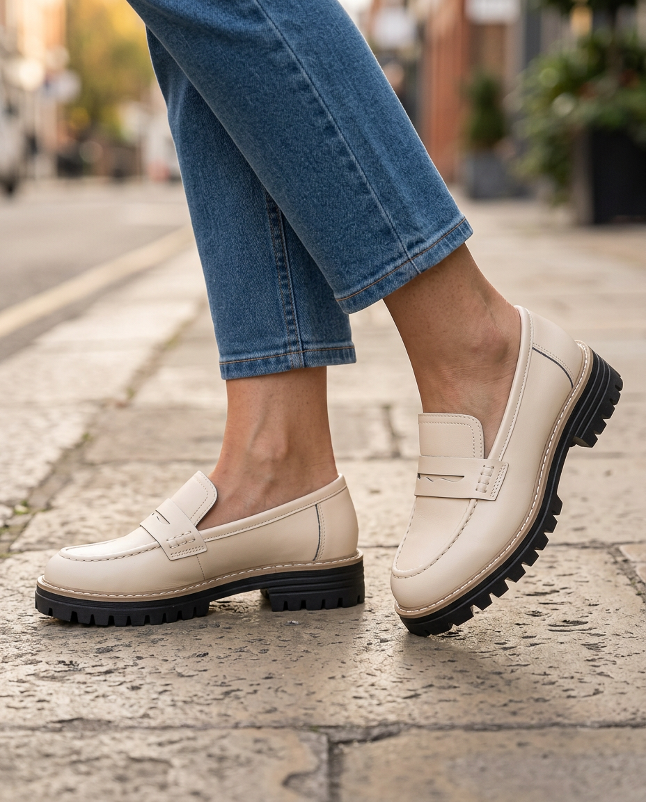 Elanora™ - Elegante Halbschuhe mit dicker Plattform