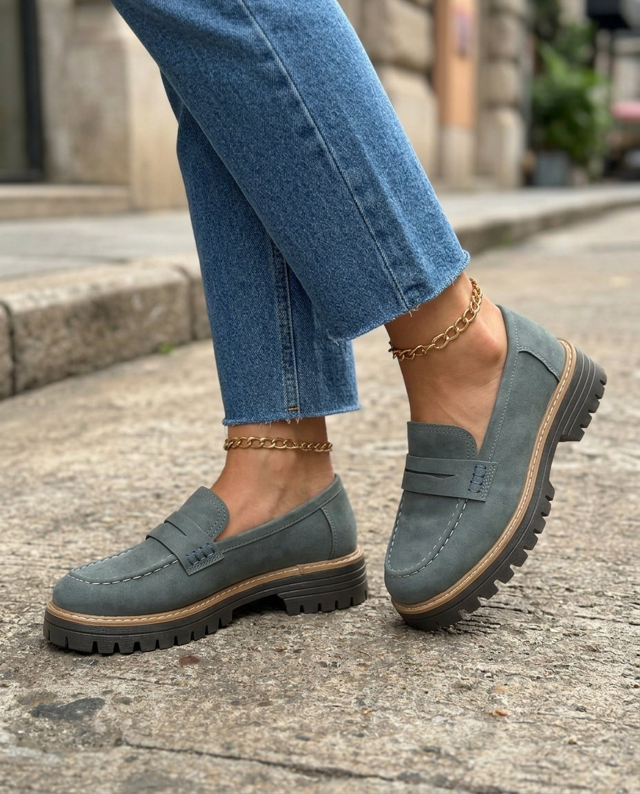 Elanora™ - Elegante Halbschuhe mit dicker Plattform