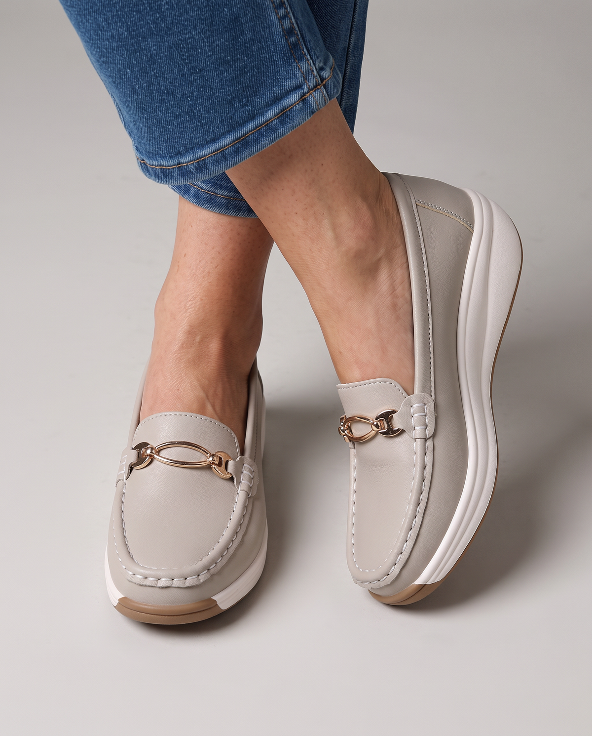 Ornellaine™ - Bequeme Halbschuhe mit Mors-Detail