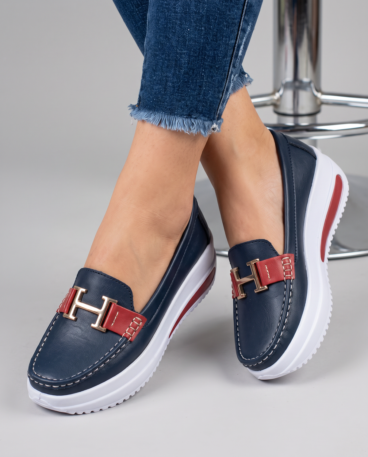 Lunette™ - Elegante Halbschuhe mit Plateau