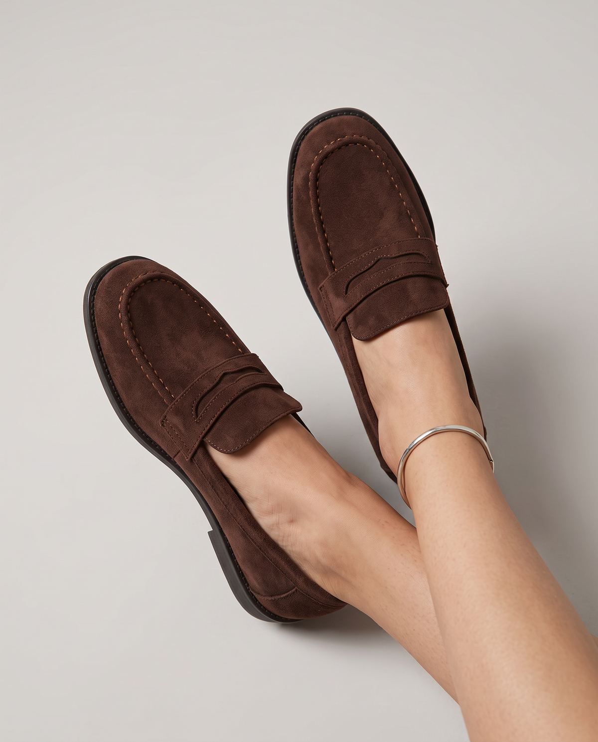 Biancara™ - Elegante Halbschuhe aus Veloursleder