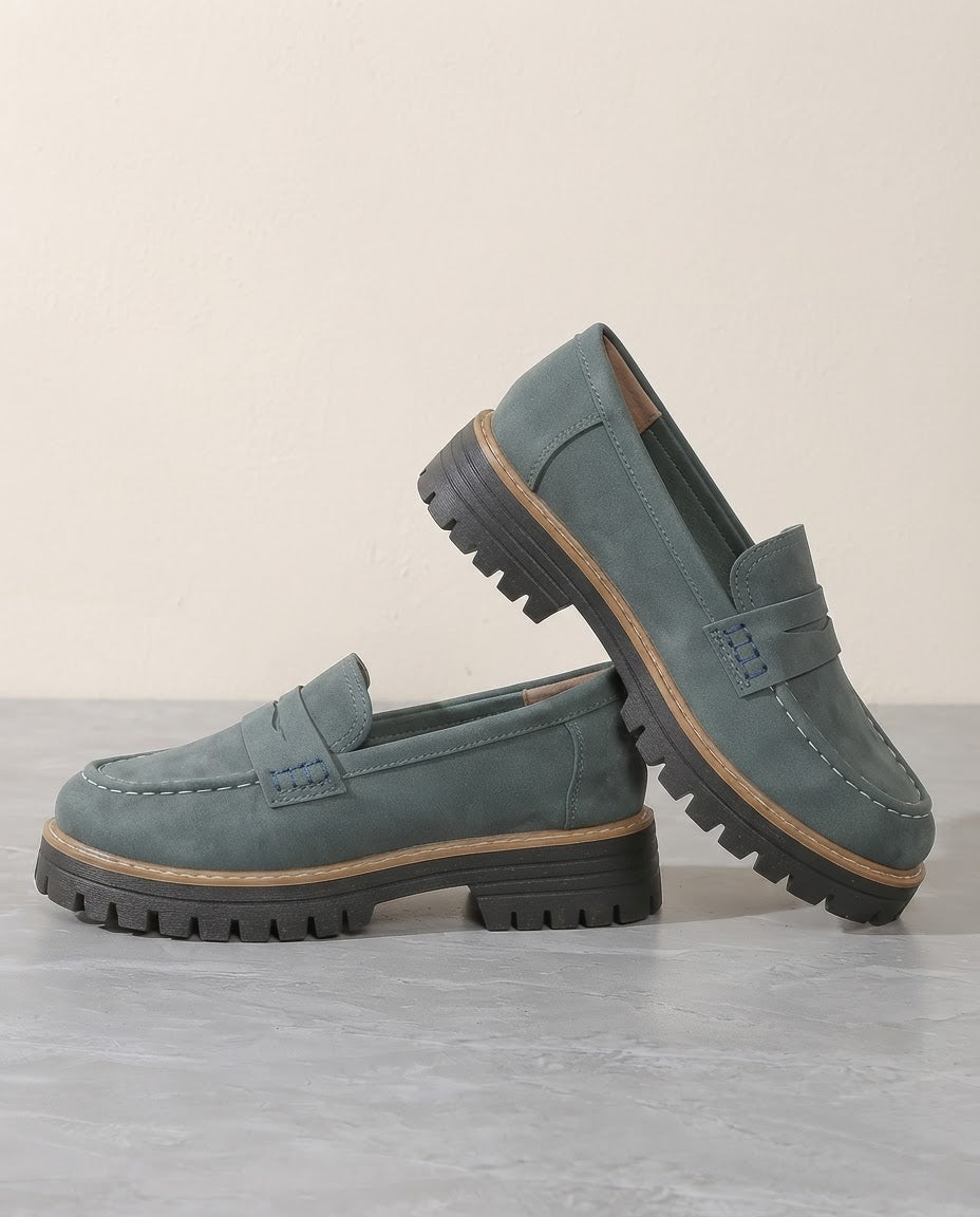 Elanora™ - Elegante Halbschuhe mit dicker Plattform
