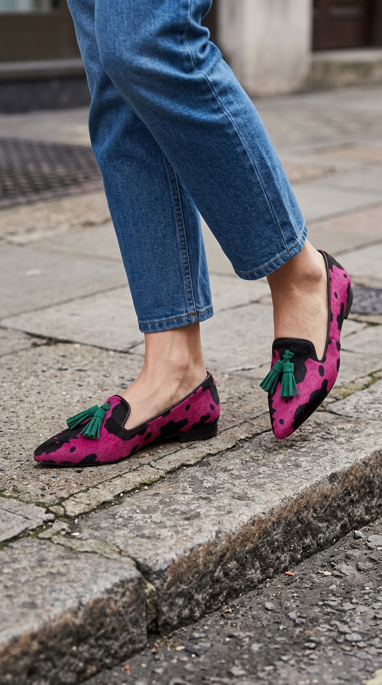 Giovettina™ - Elegante Halbschuhe mit verspielten Pompoms