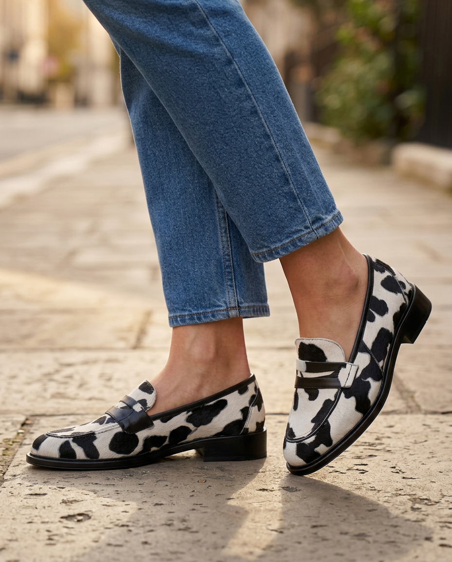 Liviare™ - Exklusive Halbschuhe mit Penny-Barrette