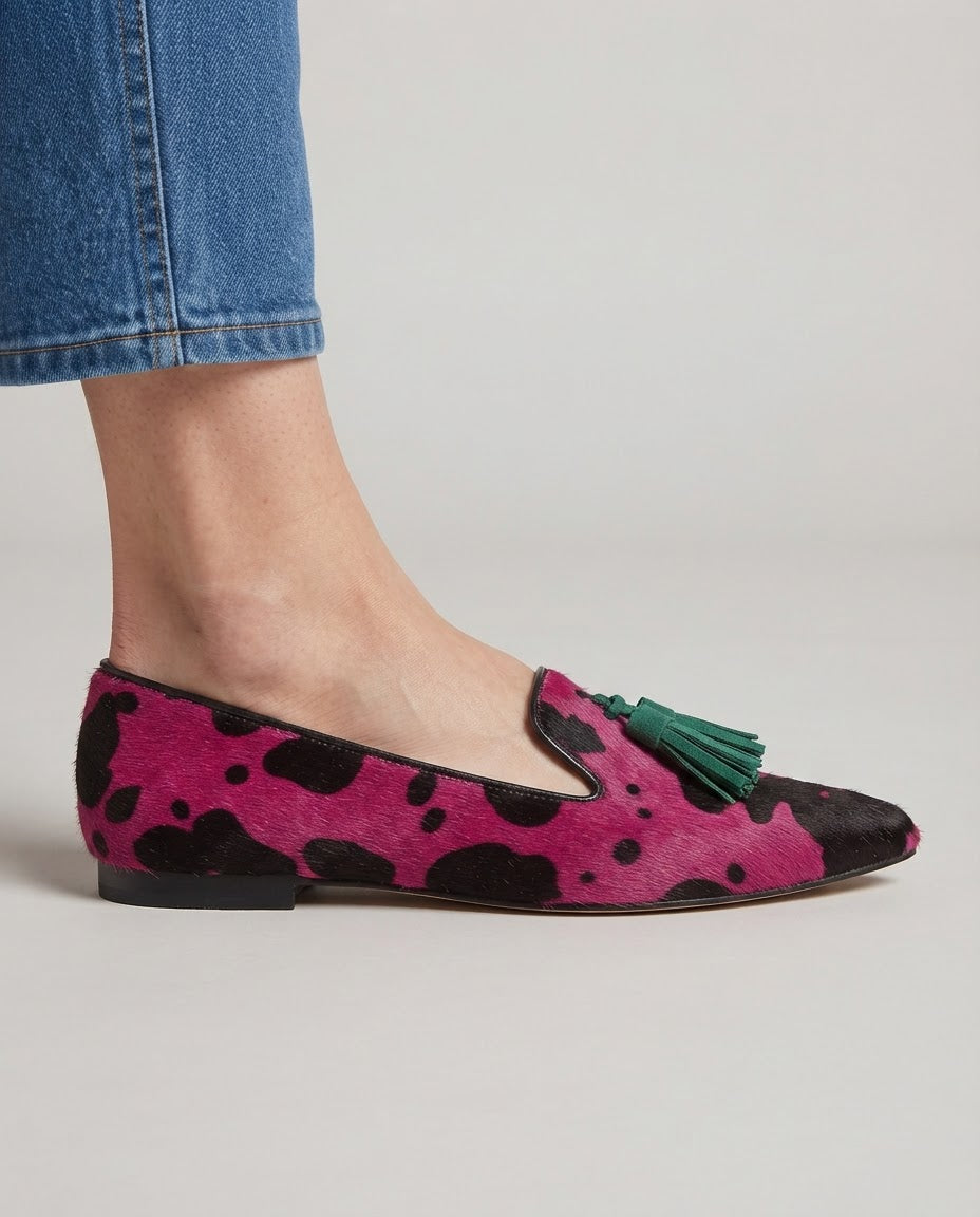 Giovettina™ - Elegante Halbschuhe mit verspielten Pompoms