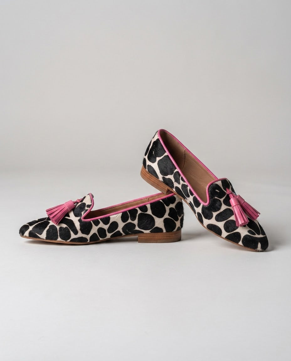 Ginevra™ - Elegante Halbschuhe mit rosa Quasten
