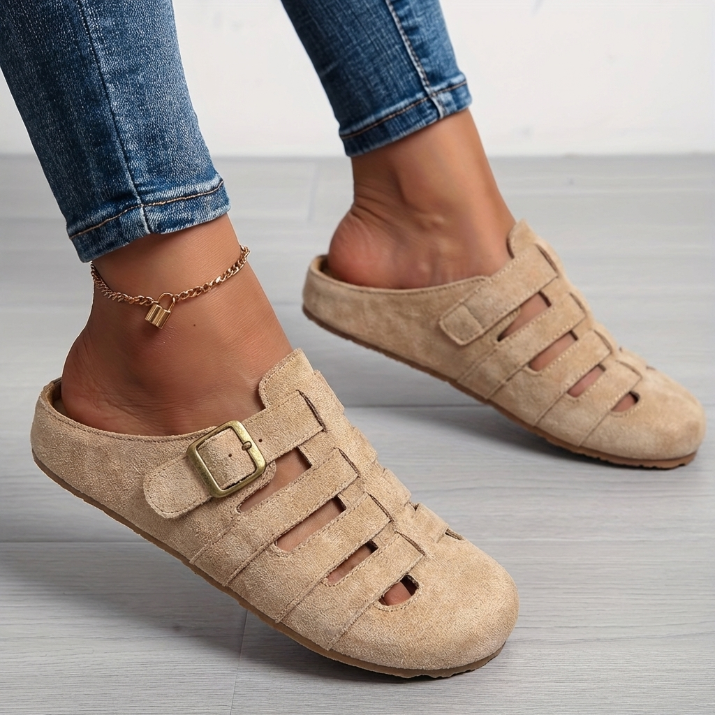 Aurora | Komfort Clogs mit verstellbarem Riemen