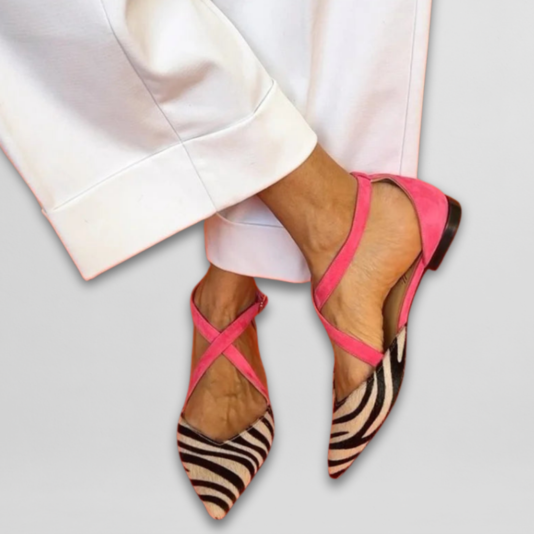 Lunavelle™ - Stilvolle Ballerinas mit Riemchen