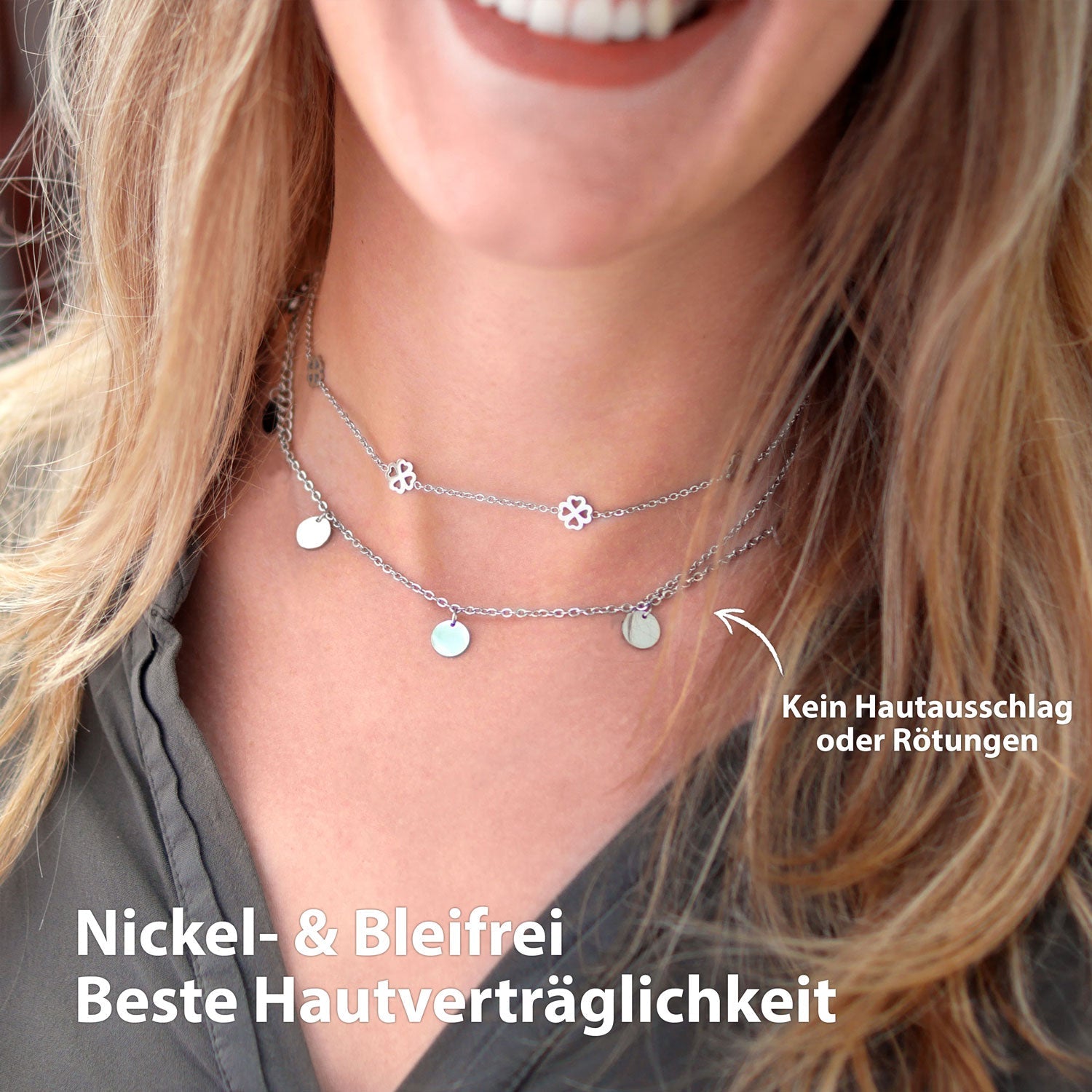 Bundel: BonnyCoin plaatketting + armband zilver