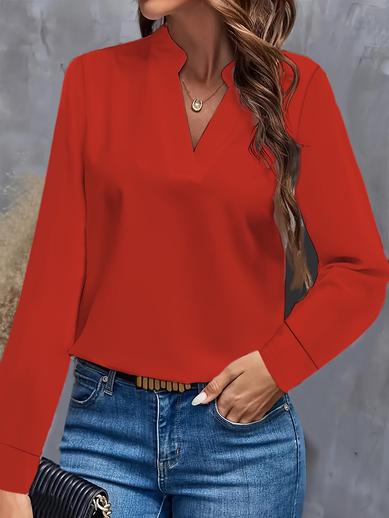 Alexandra Elegante damesblouse met V-hals