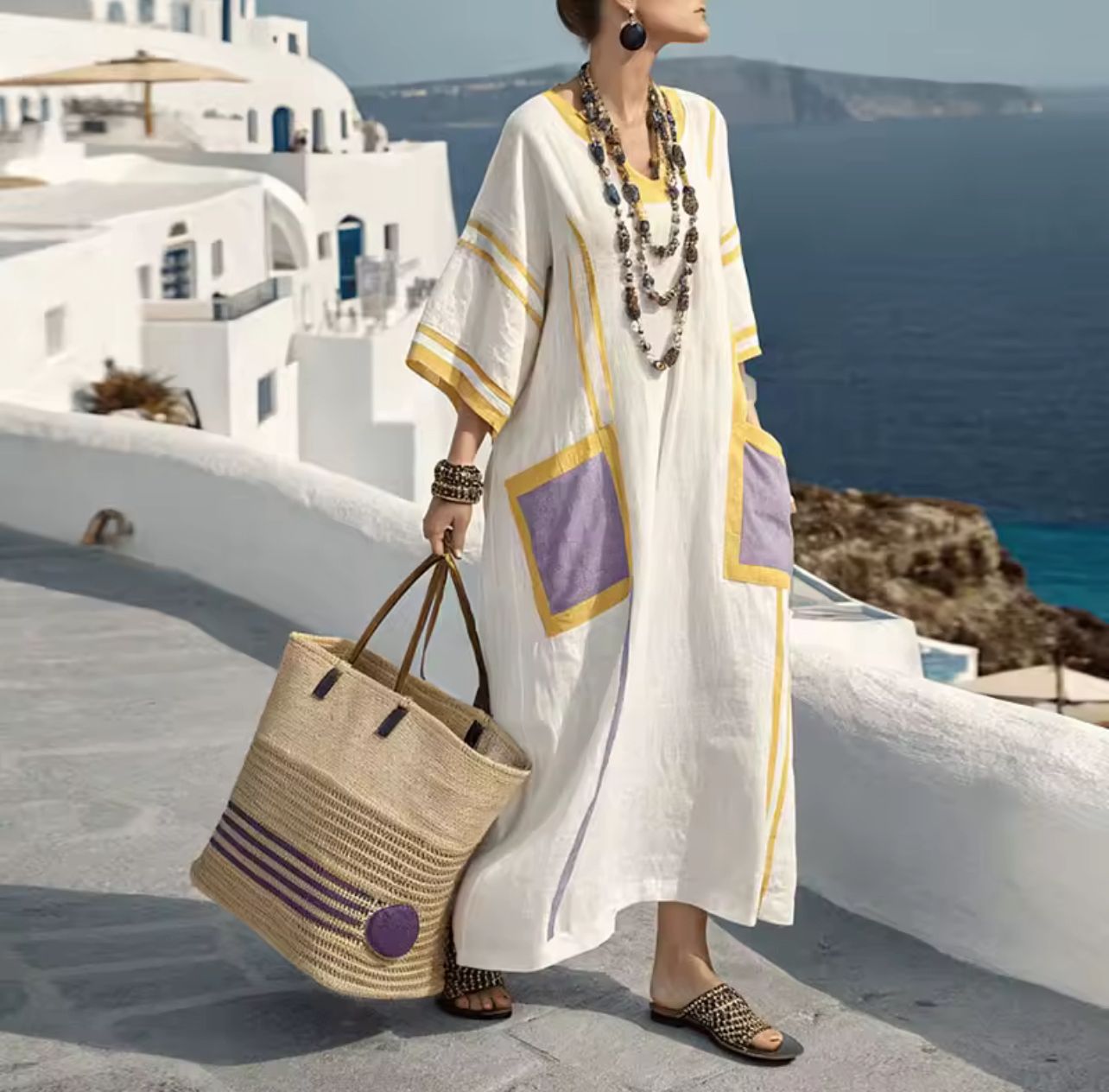 Elegante Mary - Blijf lang spiaggia voor een look die alla moda is