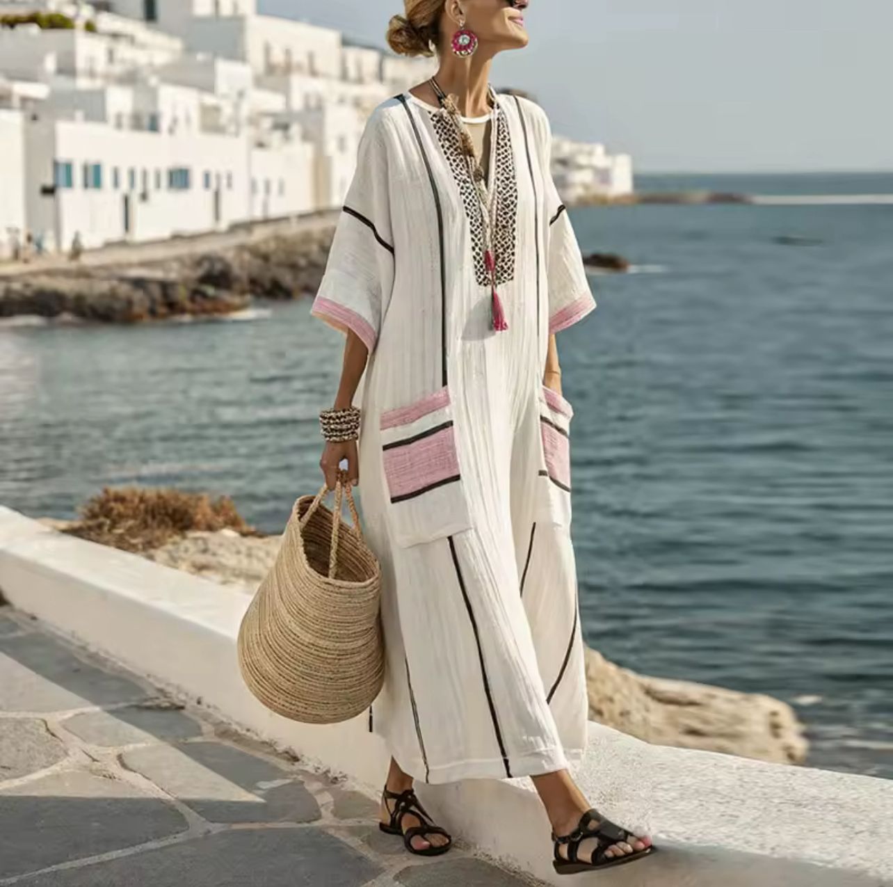 Elegante Mary - Blijf lang spiaggia voor een look die alla moda is