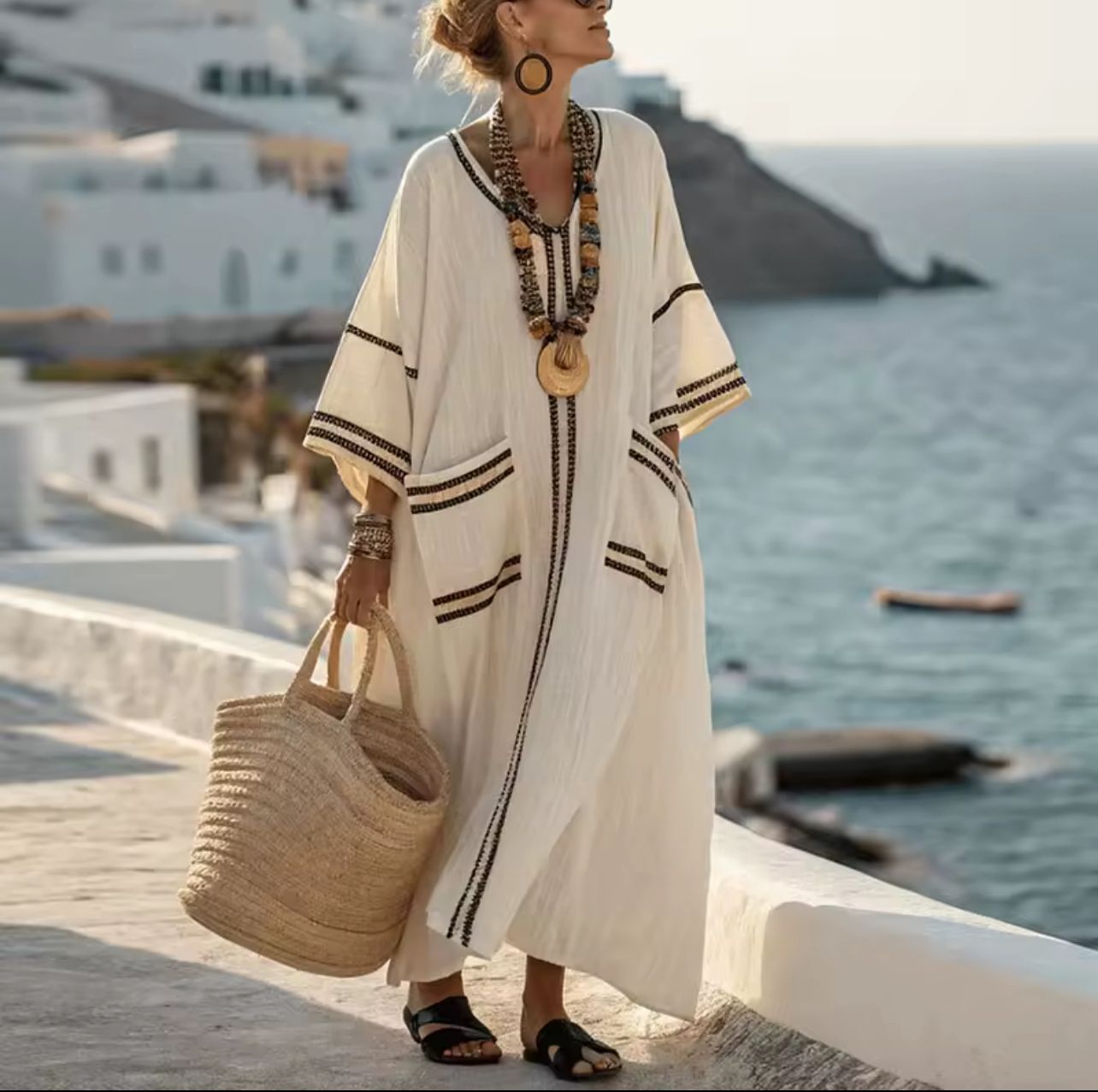 Elegante Mary - Blijf lang spiaggia voor een look die alla moda is