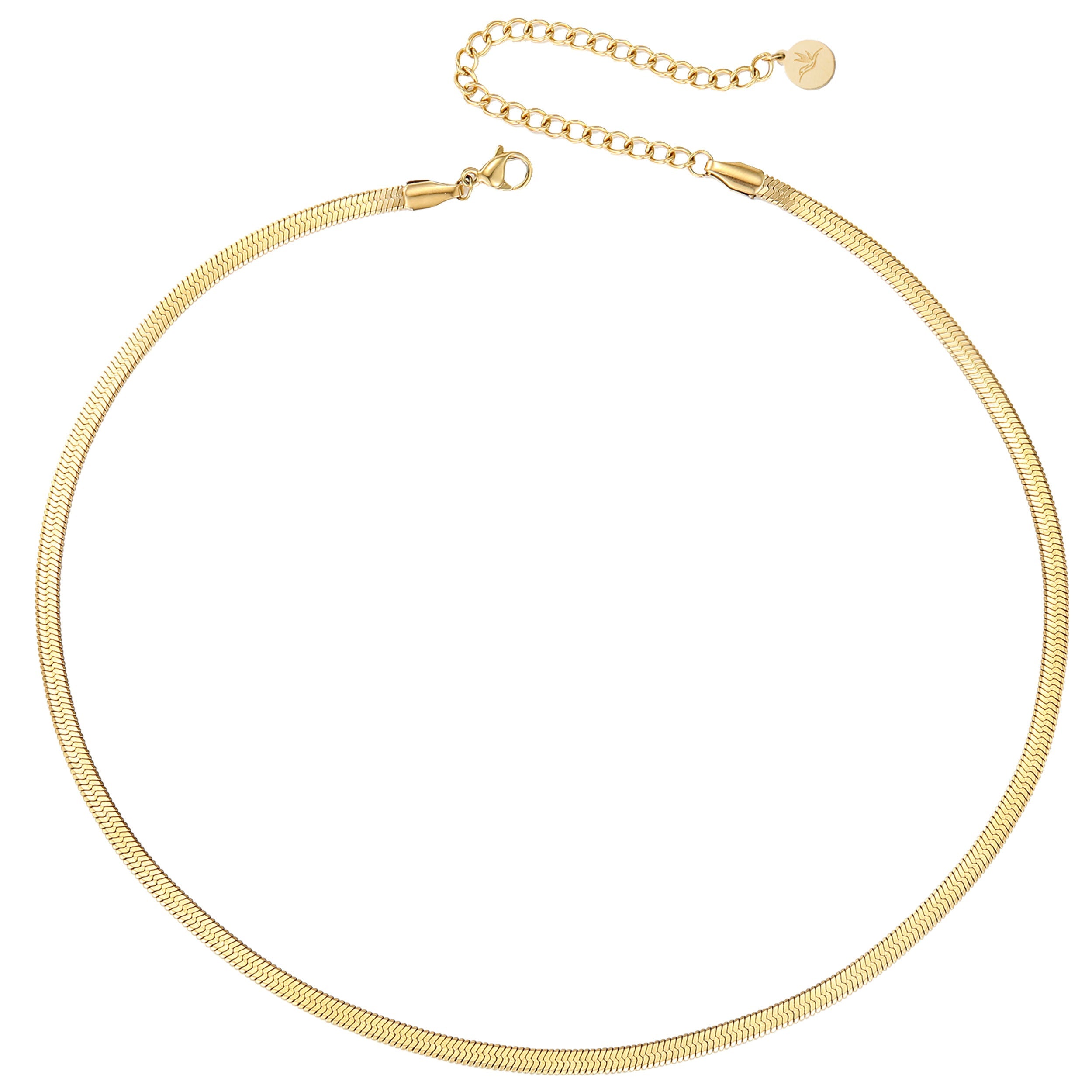 BonnySnake slangenketting goud