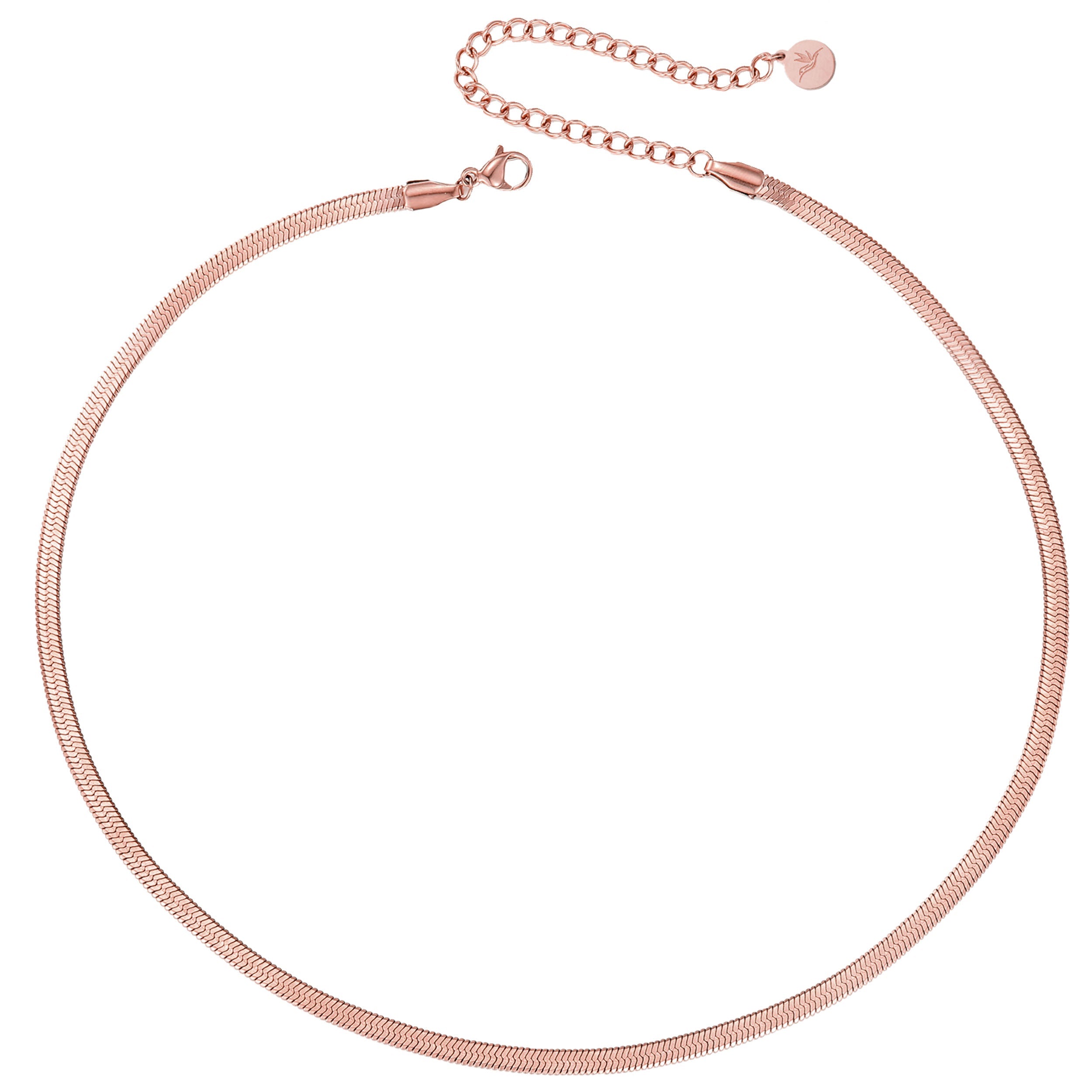 BonnySnake slangenketting roze