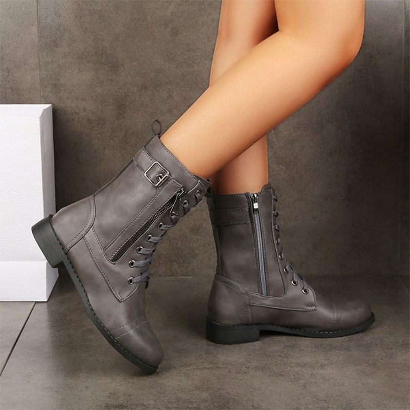Ylvara - Bequeme Stiefeletten mit Reißverschluss