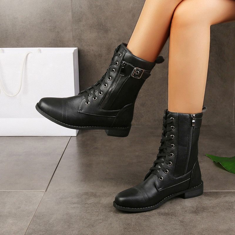 Ylvara - Bequeme Stiefeletten mit Reißverschluss