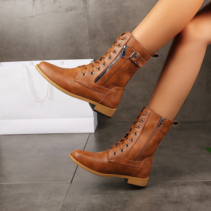 Ylvara - Bequeme Stiefeletten mit Reißverschluss