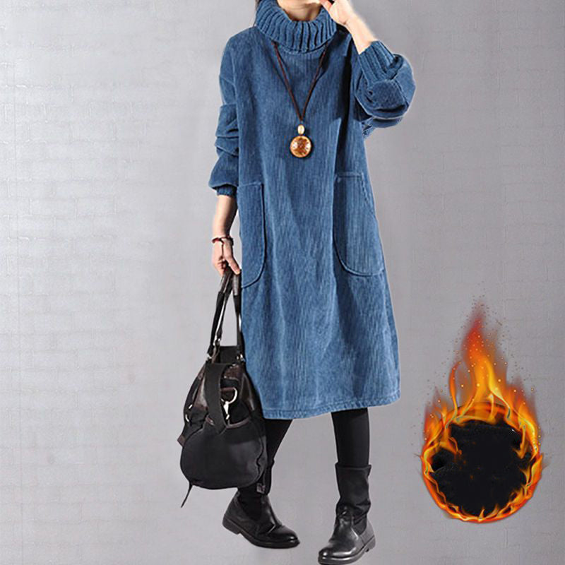 Cocoon gebreide winterjurk