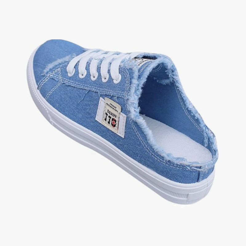 Livia - Muiltjes sneakers gemaakt van denim