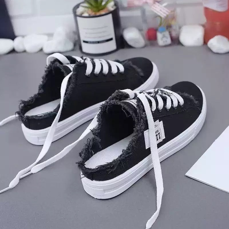 Livia - Muiltjes sneakers gemaakt van denim