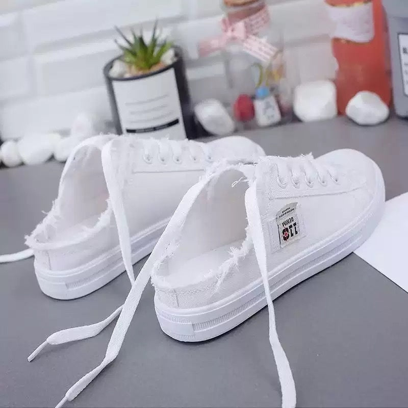 Livia - Muiltjes sneakers gemaakt van denim