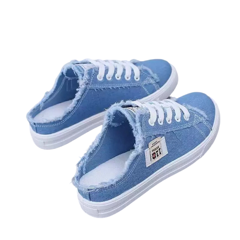 Livia - Muiltjes sneakers gemaakt van denim