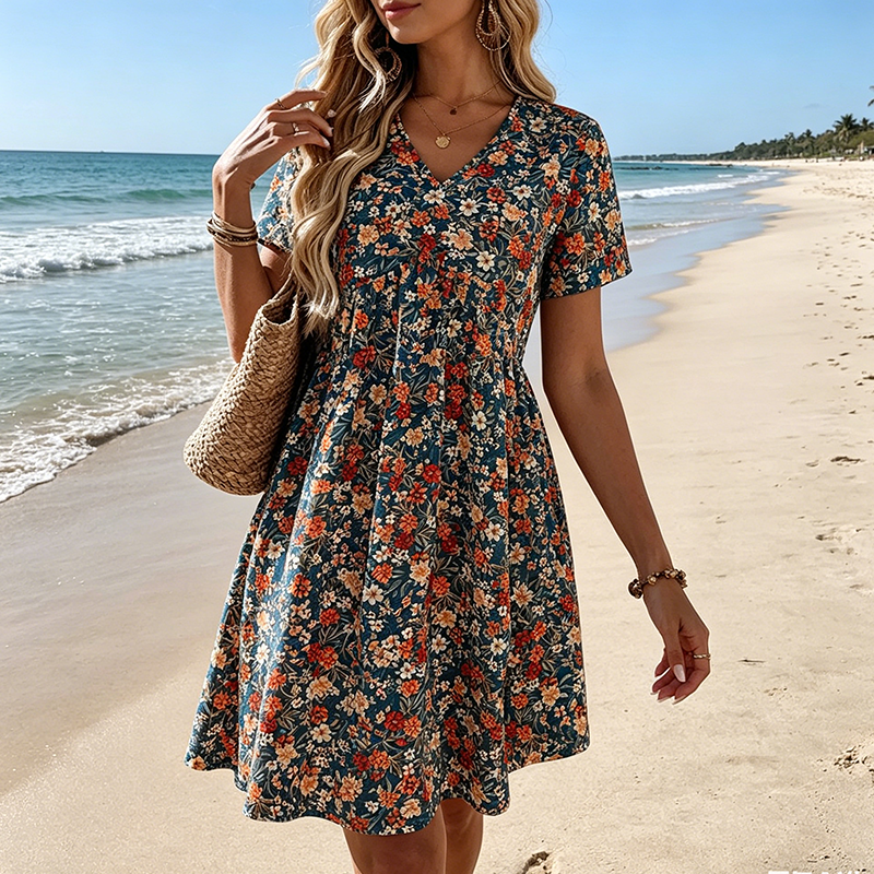 Mireya™ | Luftiges Denimkleid