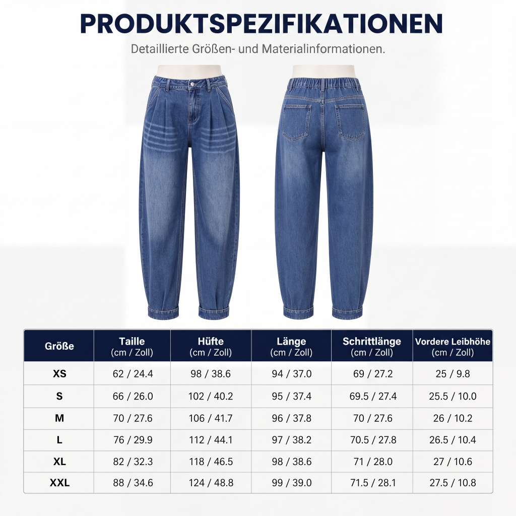 Norelia™ – High-Waist Harem Jeans