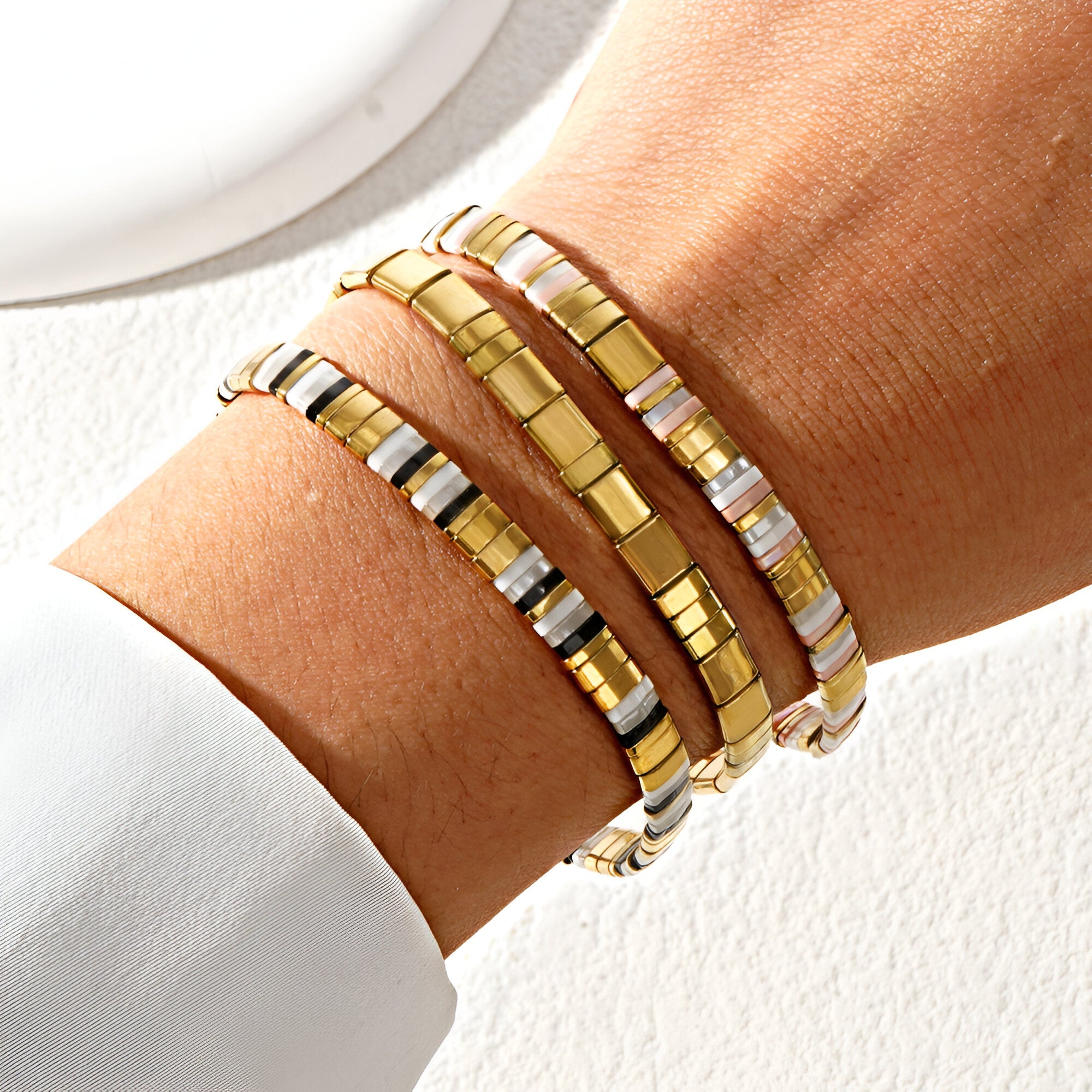 GoldMuse™ Stack-Armbänder