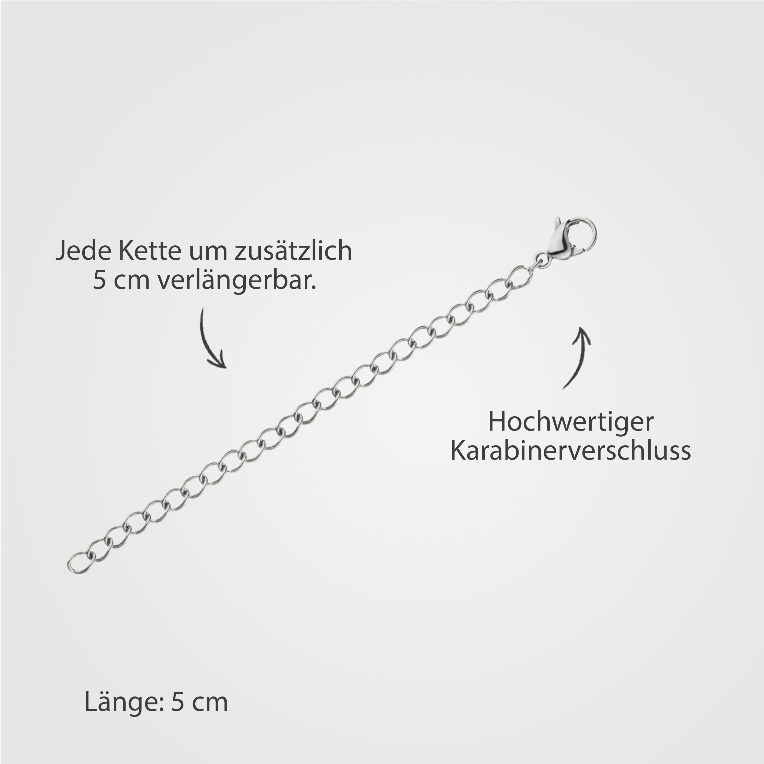 BonnyExtension verlengketting zilver