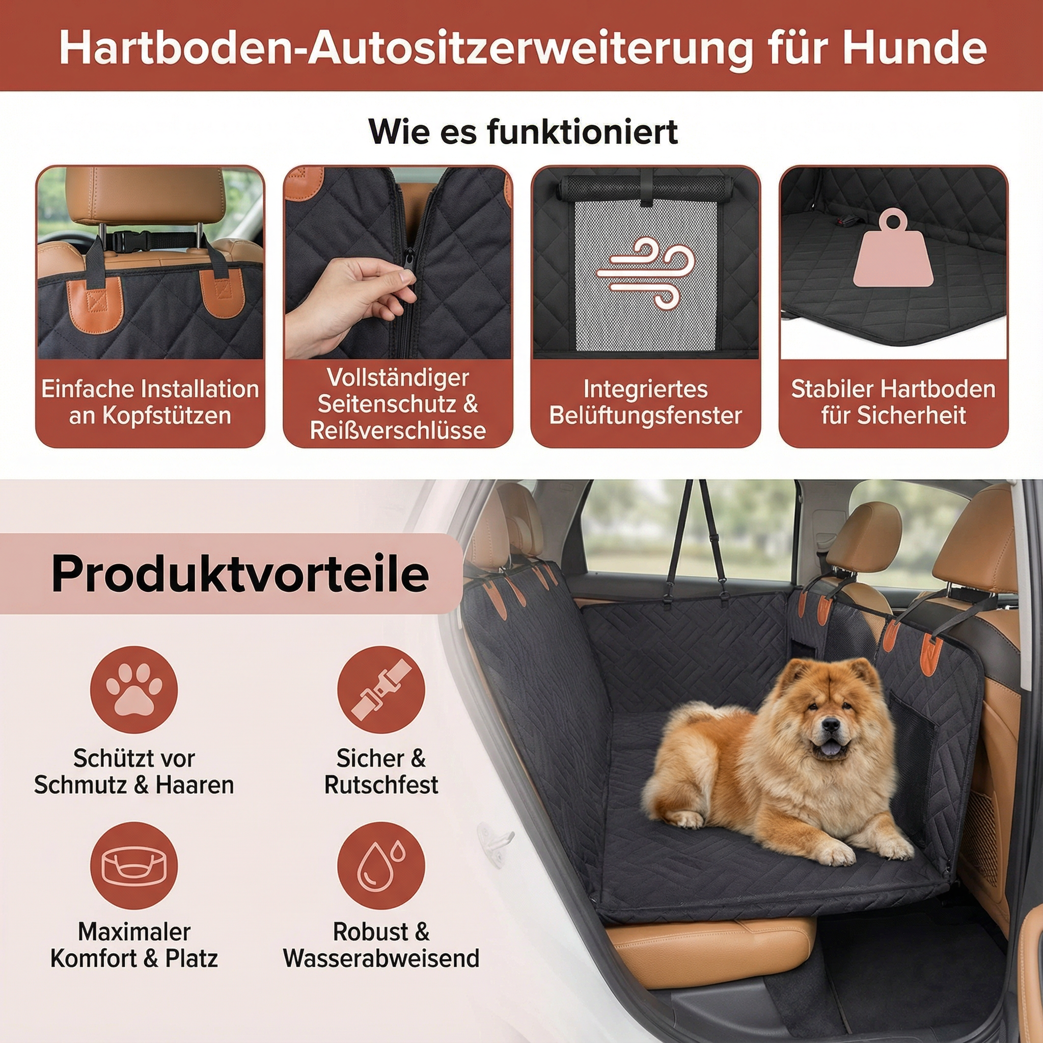 Hundesitzschutz Premium