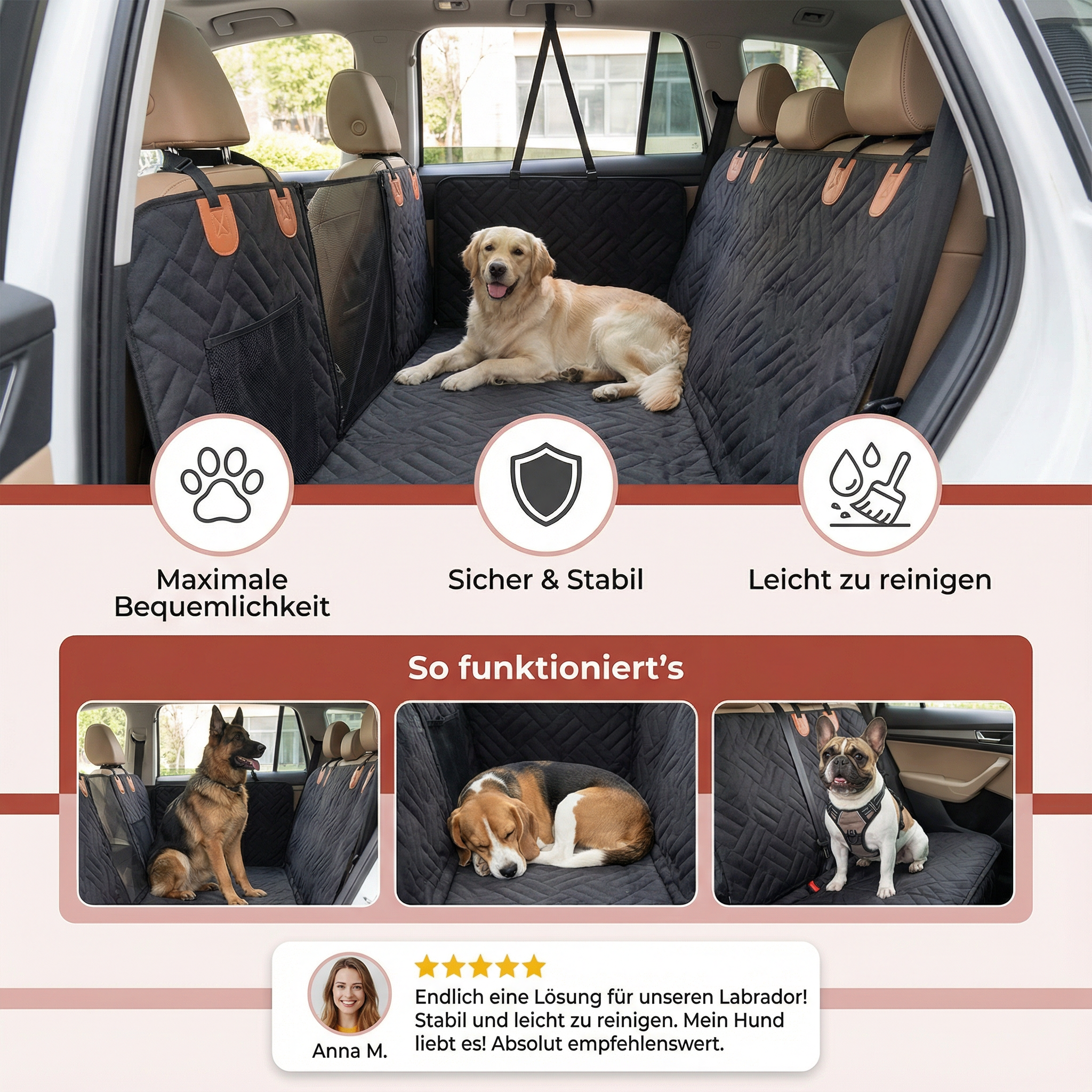 Hundesitzschutz Premium