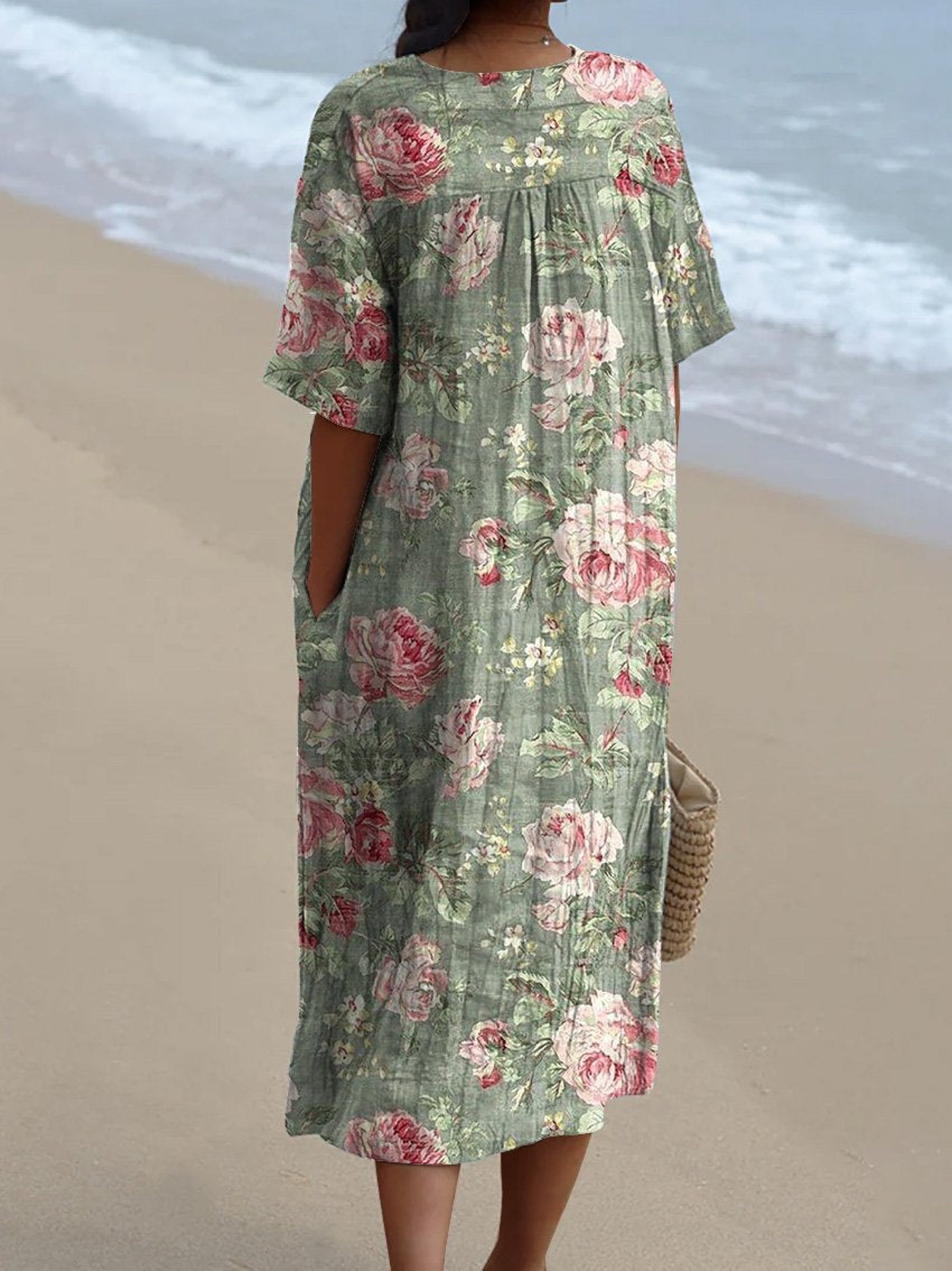 Lina - vintage bloemenjurk