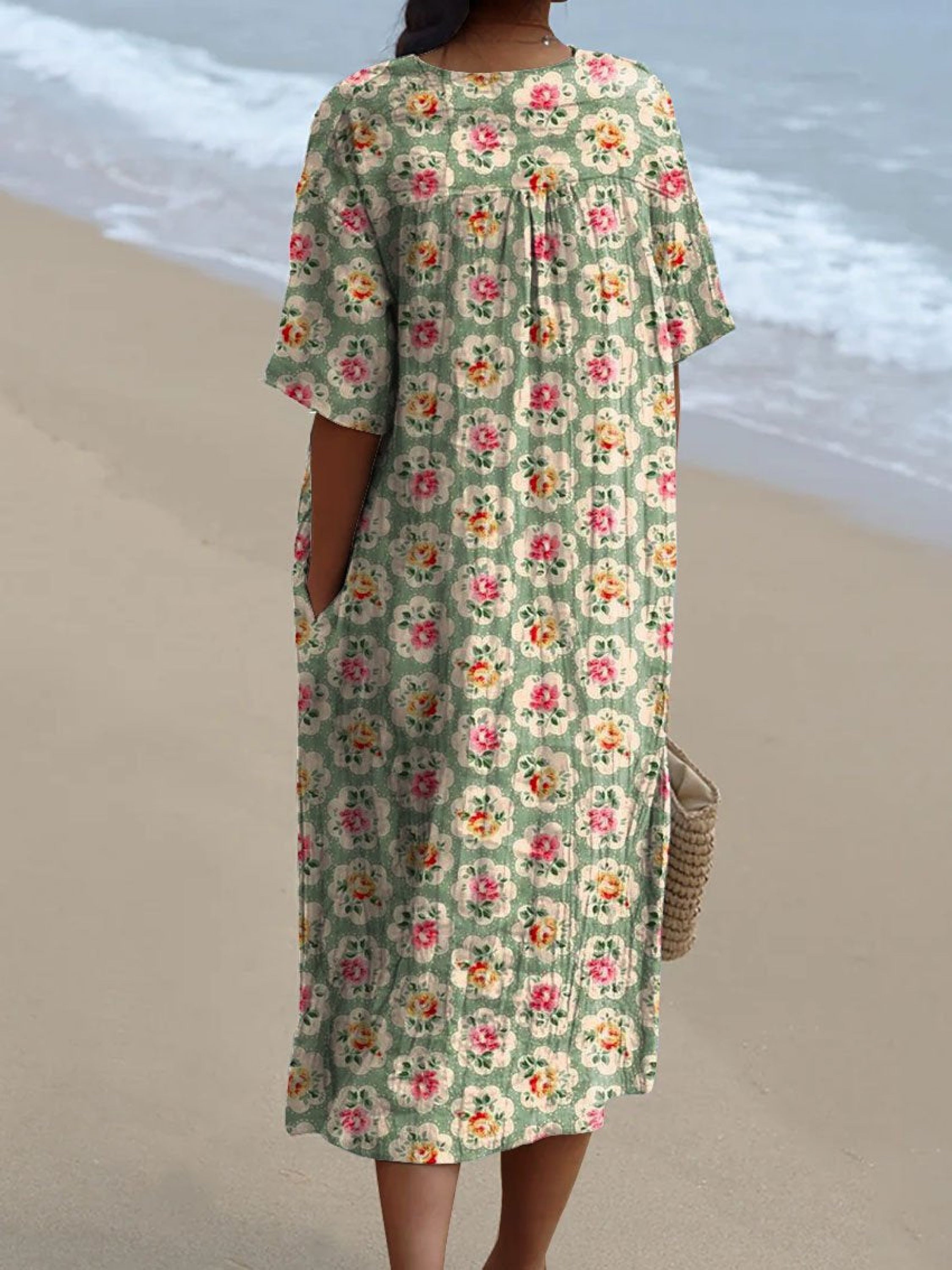 Femke - vintage bloemenjurk